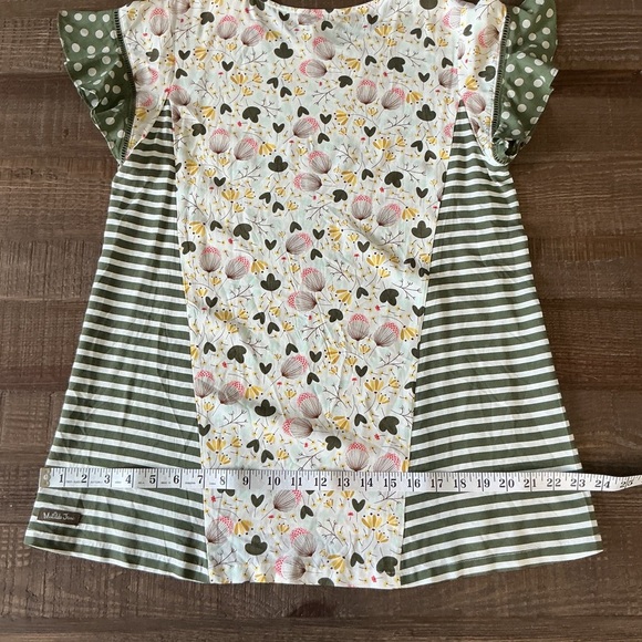 Matilda Jane Gentle Breeze Flutter Sleeve Stripe Flowers - Picture 5 of 6